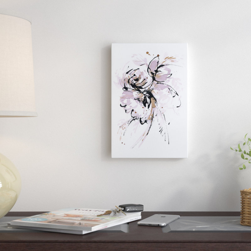 « windy day », art mural sur toile tendue, H 12 po x l 8 po x P 0,75 po