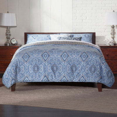 Lampley Solid Wood Platform Bed