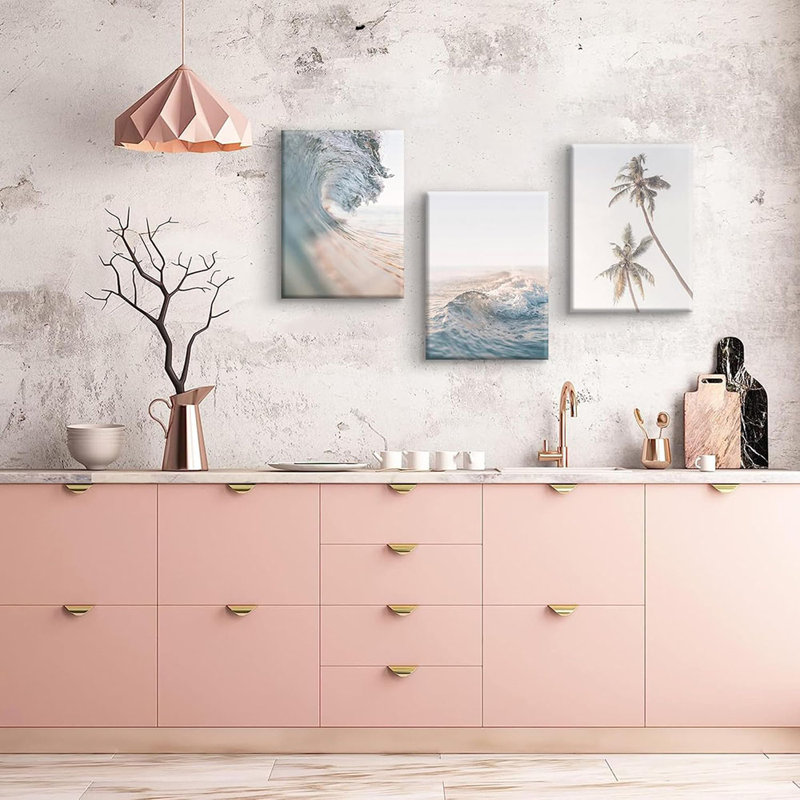 3 Piece Wrapped Canvas Wall Art