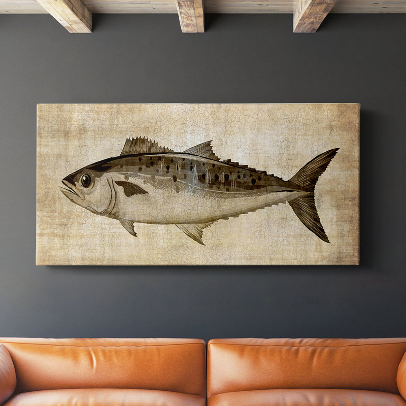 Big Catch II - Toile tendue avec châssis - Prêt à accrocher, H 16 po x l 32 po
