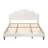 King Size Bed Frame Upholstered Platform Bed With Adjustable Headboard-1641153829