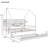 Wooden Full Size House Bed With Trundle,Kids Bed With Shelf-1949673676