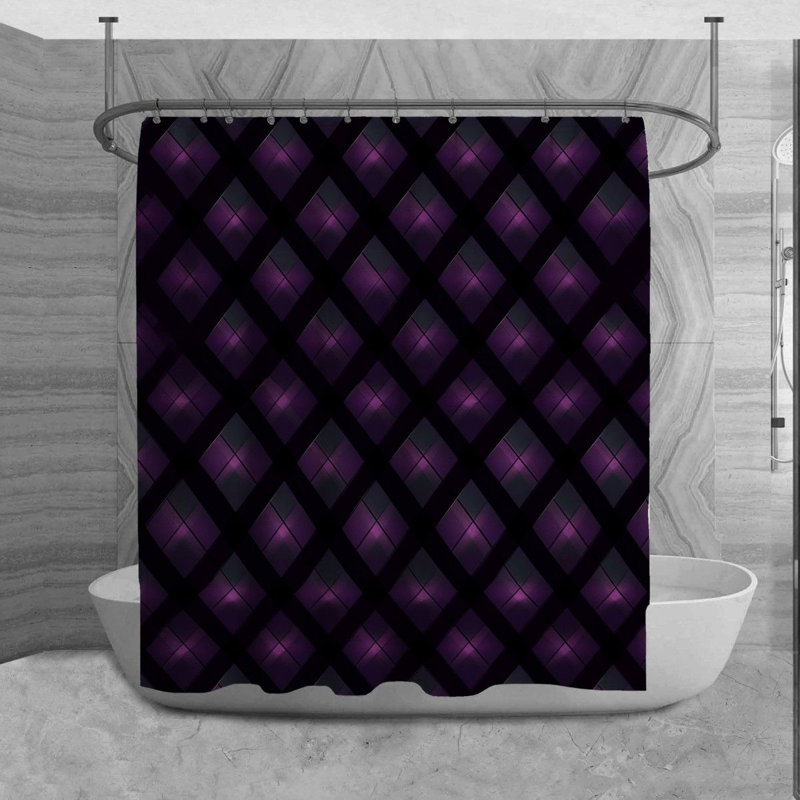 Rideau de douche Alfords Argyle, H 73 po x l 70 po