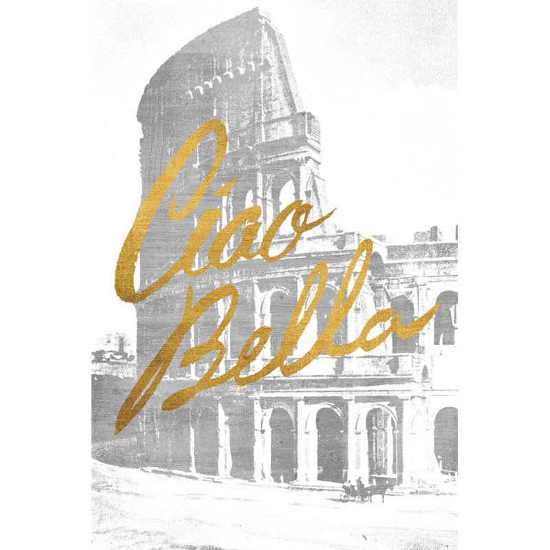 Gilded Rome by Moira Chocolate - Wrapped Canvas Print, 30cm H x 20cm W x 3.8cm D