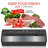 Nutrichef Automatic Food Vacuum Sealer - Electric Air Sealing Preserver System with Reusable Vacuum Food Bags 