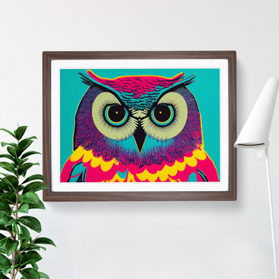 Colourful Owl Vol.3 - Framed Print