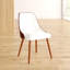 Chaise d'appoint rembourrée et capitonnée Amundi-1165404494