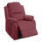 Power Recliner In Paprika Red