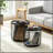 Modern Wire Frame Accent Tables,Round Side Tables with Removable Top,Coffee Table Set