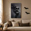 Toile métallique d'Halloween se désintégrant en épines sombres-801093427