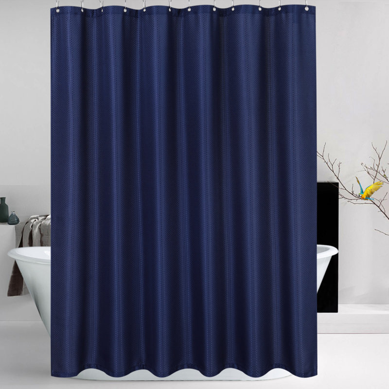 Thisnes Shower Curtain, Blue, 72" H x 72" W