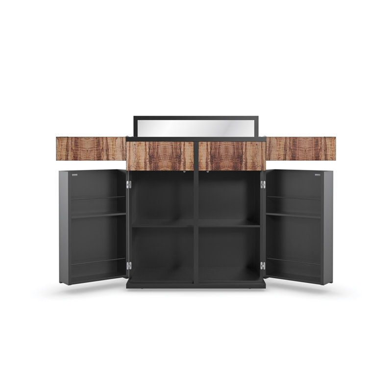 Solid Wood Accent Cabinet