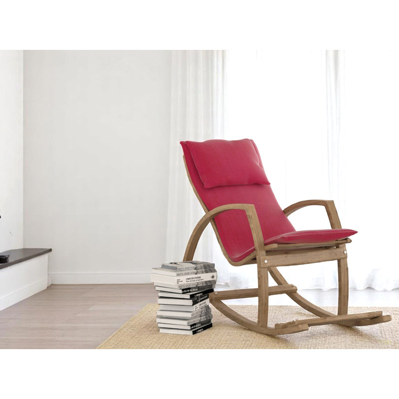 Chaise berçante Modern, Rouge