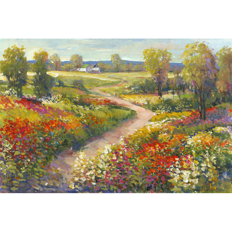Morning Walk II, 12" H x 18" W x 1.25" D