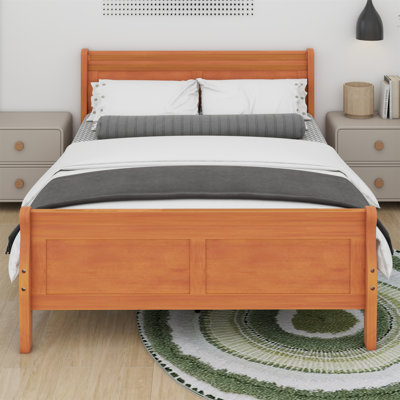 Christale Full Wooden Sleigh Bed -  Alcott HillÂ®, 494AA84DC3344FC7BE8B2EDDE33E6B91