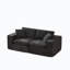 Canapé modulaire à compression en chenille avec rembourrage en éponge Jorza-129228518