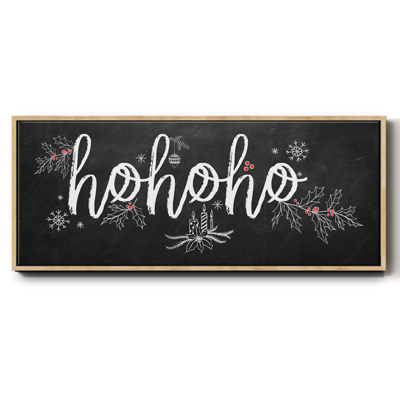 Ho Ho Ho- Framed Canvas