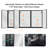 Brittnye 60x30 inch Lighted Medicine Cabinet Mirror Anti-fogger 3 Color Temperature Brightness