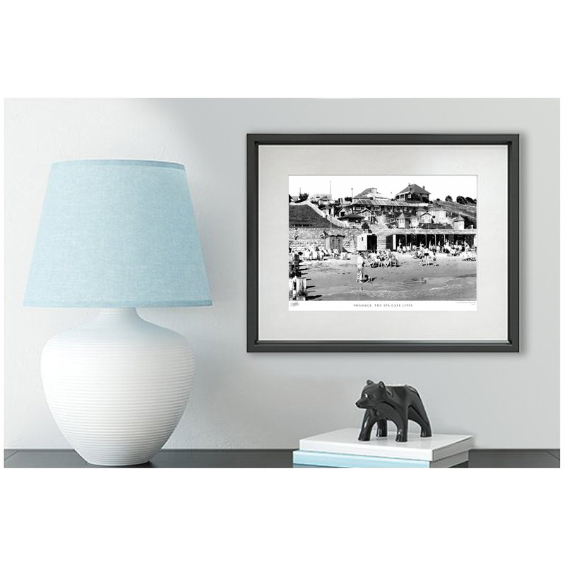 Swanage, The Spa Cafe C1955 by Francis Frith - Single Picture Frame Print, 45cm H x 60cm W x 2.3cm D