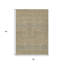 Tapis extérieur lavable rayé beige et taupe 3 pi x 5 pi