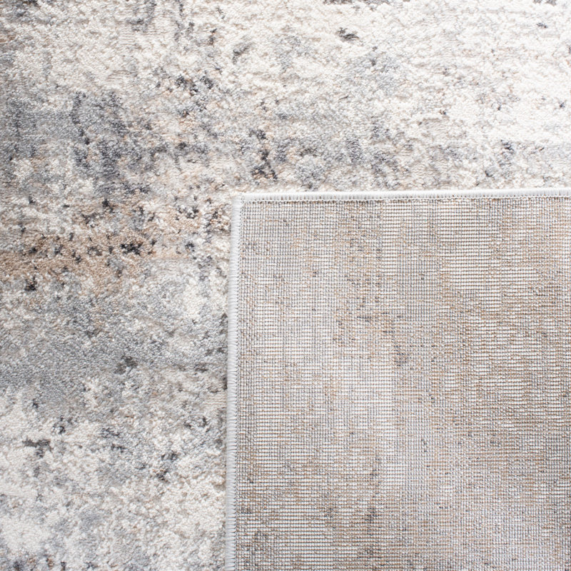 Tapis abstrait en coton Kowalski, Rectangle 8 pi x 10 pi