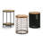 Demy Solid Wood Drum End Table-1560475420-1601760351