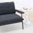 Upholstered Loveseat Sofa