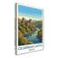 Cilgerran Castle, Wales - Romantic River Gorge Castle Travel Poster. Giclee Print On Wrapped Canvas. Wall Art, Home Decor - Castles & Palaces, Wales - Wrapped Canvas Print-456031208