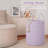 Large Woven Laundry Basket Hamper, Cotton Rope Storage Bin For Blankets, Toys, And Clothes, Decorative Tall Nursery Hamper For Living Room, Bedroom, And Bathroom-837507213-837507201