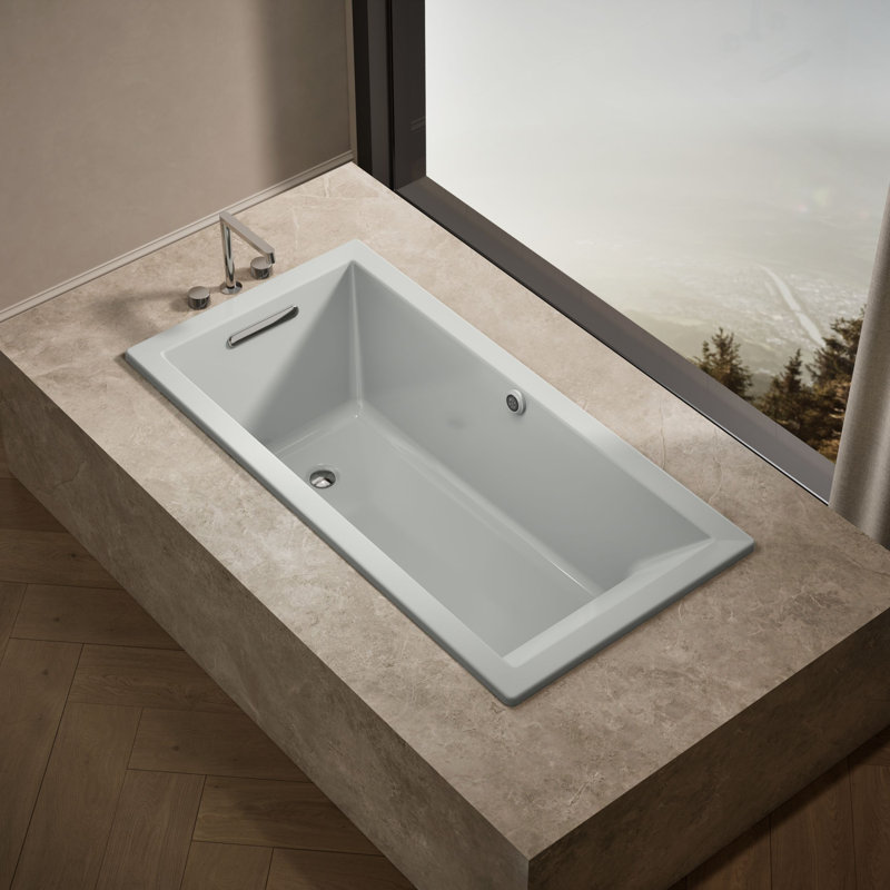 Baignoire de trempage 60 po. X 30 po., Gris glacial