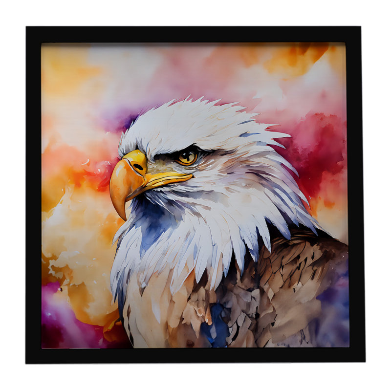 Eagle Framed Metal Print