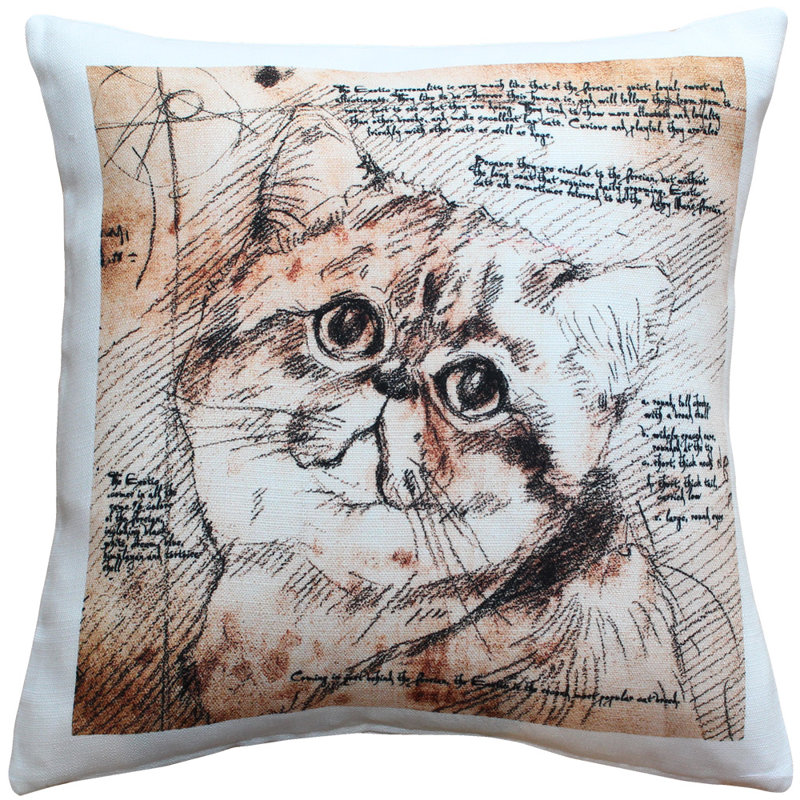 Exotic Animal Print Reversible Throw Pillow