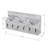 Alessia Solid + Manufactured Wood Wall Organizer-930118560