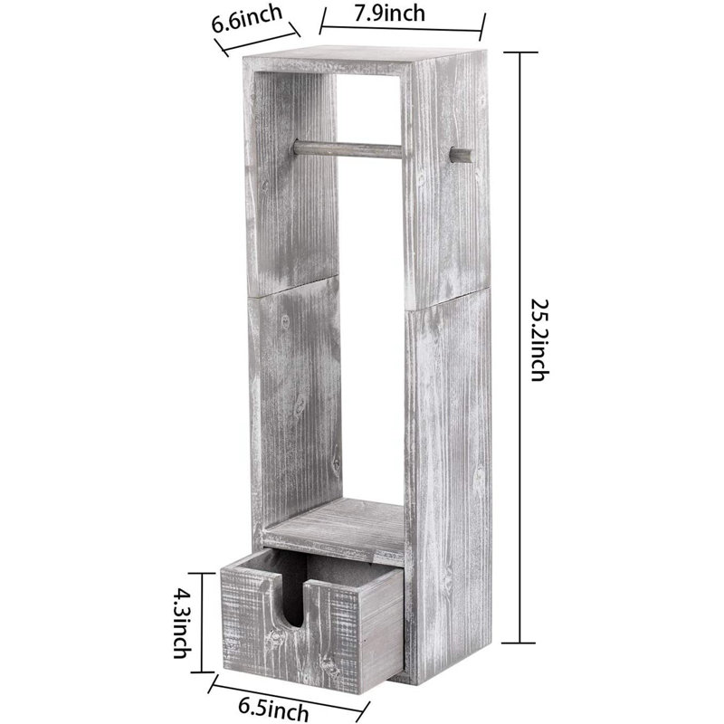 Porte-papier hygiénique sur pied