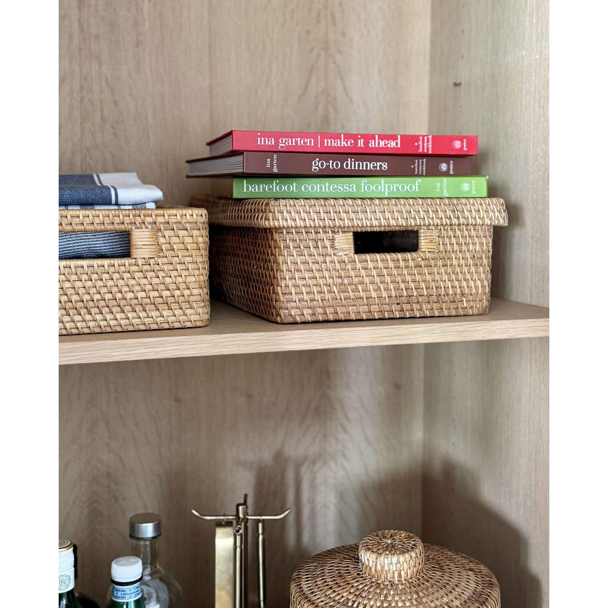 Wicker Storage Bin - Thumbnail 2