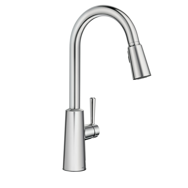 Moen Riley Pulldown Kitchen Faucet with Power Clean Spray Technology, Chrome