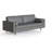 Kerney 84" Vegan Leather Sofa-1550377402