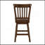 Ensemble de 2 chaises pivotantes à hauteur de comptoir brun foncé