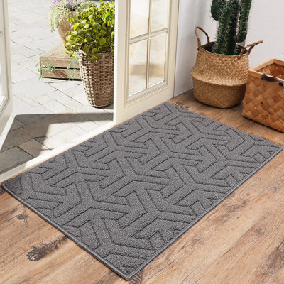 Non-slip Geometric Indoor Doormat