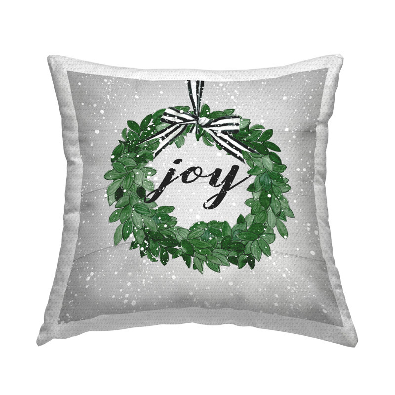 Housse et insert de coussin décoratif carré en polyester pour l'intérieur et l'extérieur