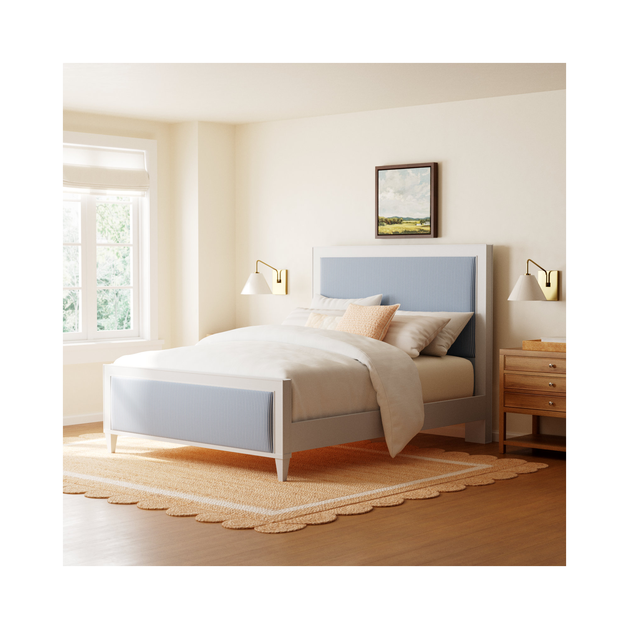 Lana Upholstered Bed, Queen