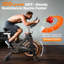 Vélo d'exercice FED Fitness Yosuda Series EB2, capacité de 350 lb, volant de 45 lb, 100 niveaux de résistance et connectivité de l'application
