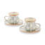 Sterling Check® Espresso Cup & Saucer