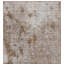 Tapis de couloir antidérapant 8 pi brun et blanc cassé