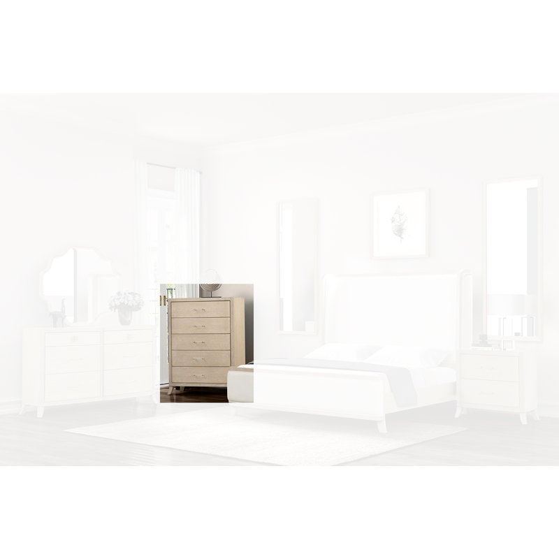 Commode 5 tiroirs Clervius