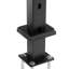 Poteau de rail en câble, poteau d'escalier 2 x 2 pouces, avec trous pré-percés à angle de 30 °, poteau de rail en acier inoxydable avec support horizontal et incurvé, paquet de 1-115839840-115839842