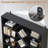 6-Tier Open Bookshelf, Bookcase With Diamond Accent Compartments, 46.7 X 9.4 X 70.9 Inches-926015871