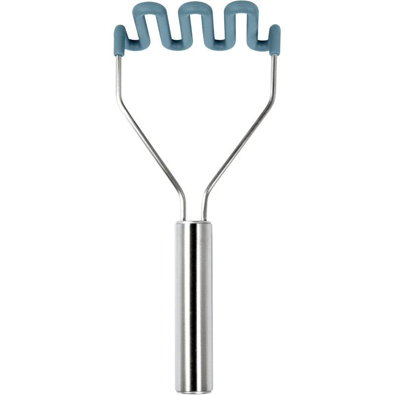 Colour Blue Slate - SS Silicone Potato Masher