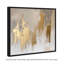 Toile abstraite Art Remedy, 20 po x 20 po, cadre noir, Taylor's Gold II-111144829-111144832-111144846