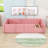 Twin Upholstered Platform Bed with Built-In Charging Station and Full-Length Guardrail-995834212